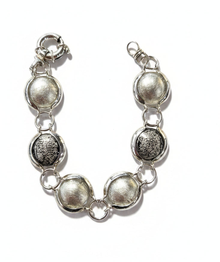 Murano Glass Sterling Bracelet