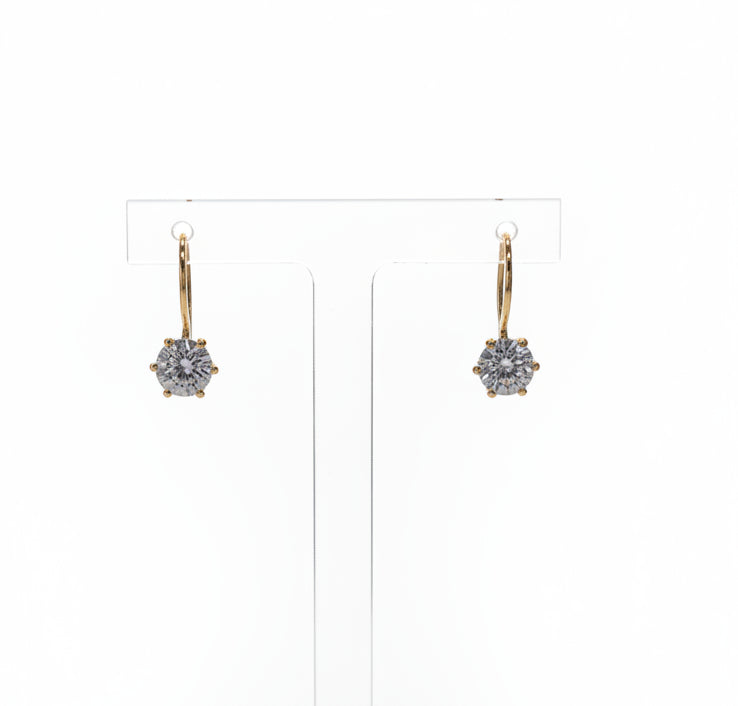9ct Cubic Zirconia earrings