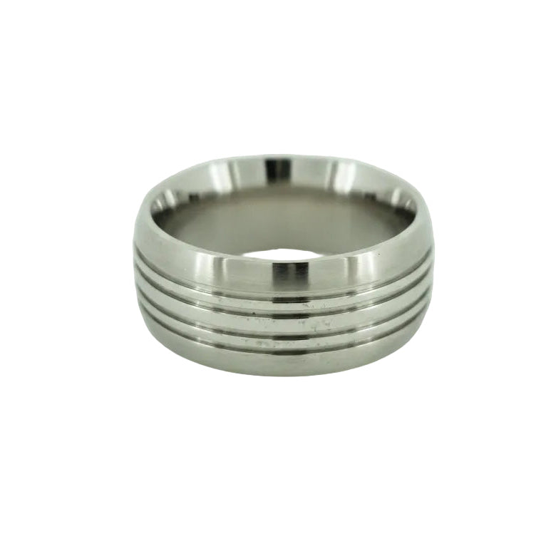 Steel gents ring