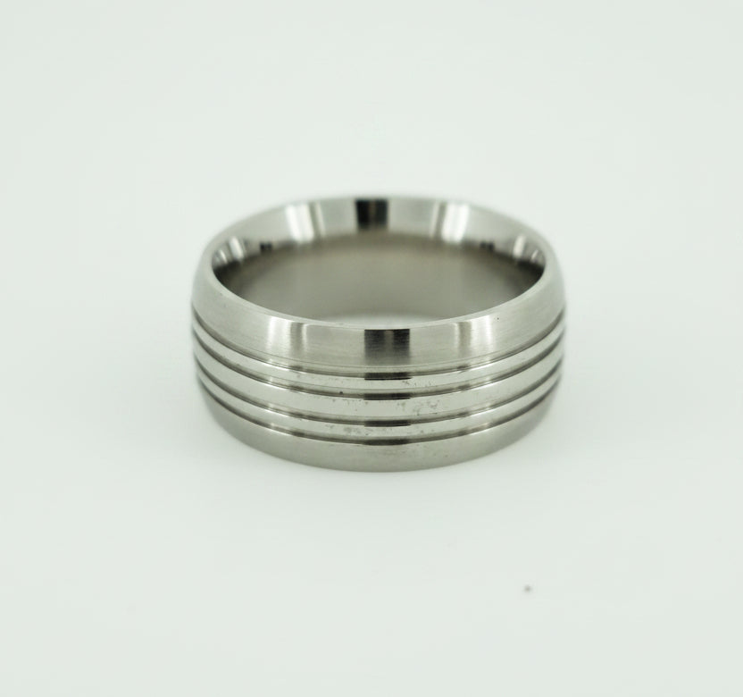 Steel gents ring