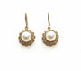 9ct Pearl & Diamond earrings