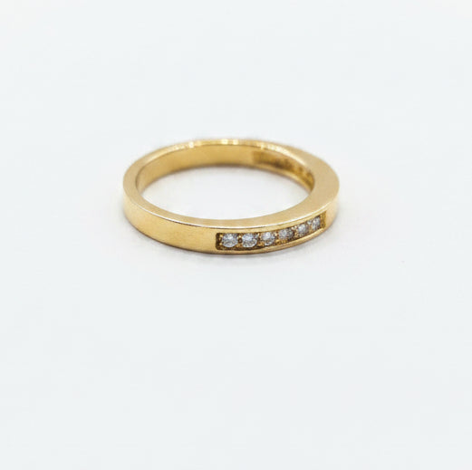 18ct diamond wedder