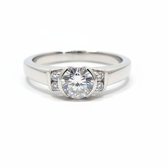 Sterling silver CZ ring