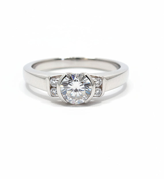 Sterling silver CZ ring
