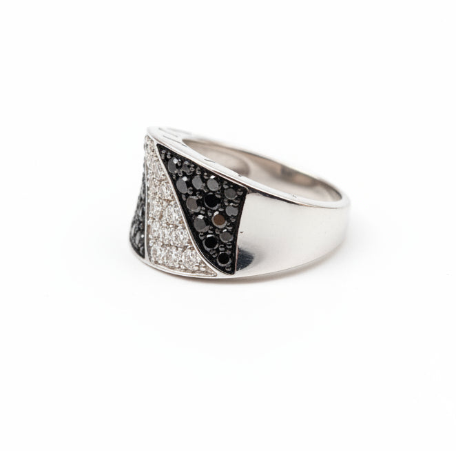 Black CZ ring