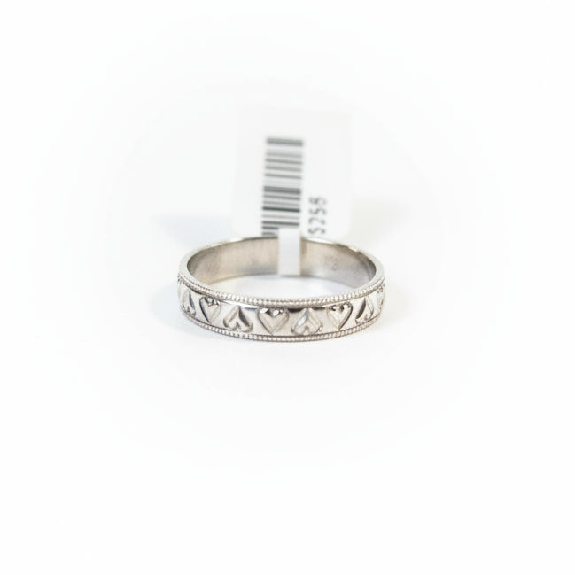 Sterling silver friendship ring
