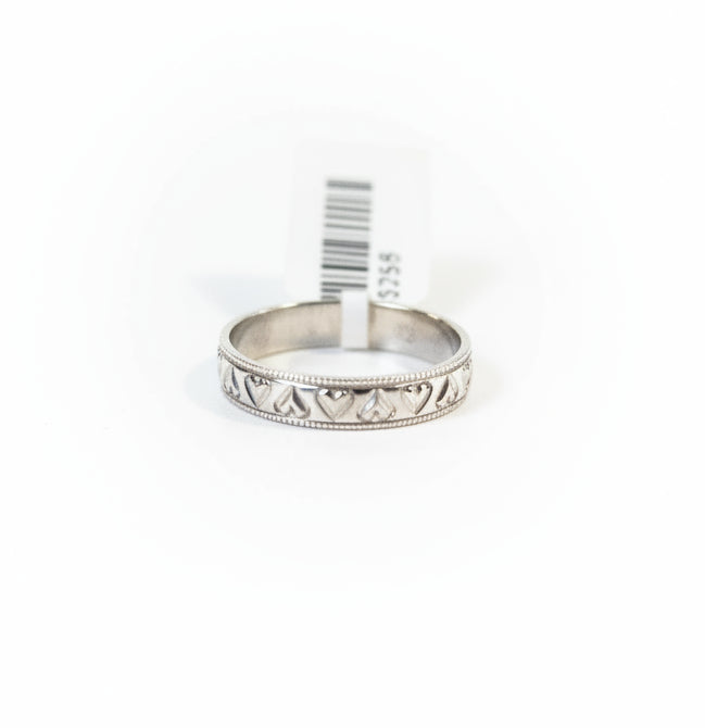 Sterling silver friendship ring