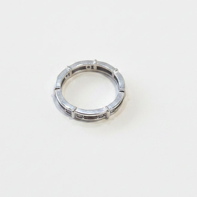 Sterling silver CZ ring
