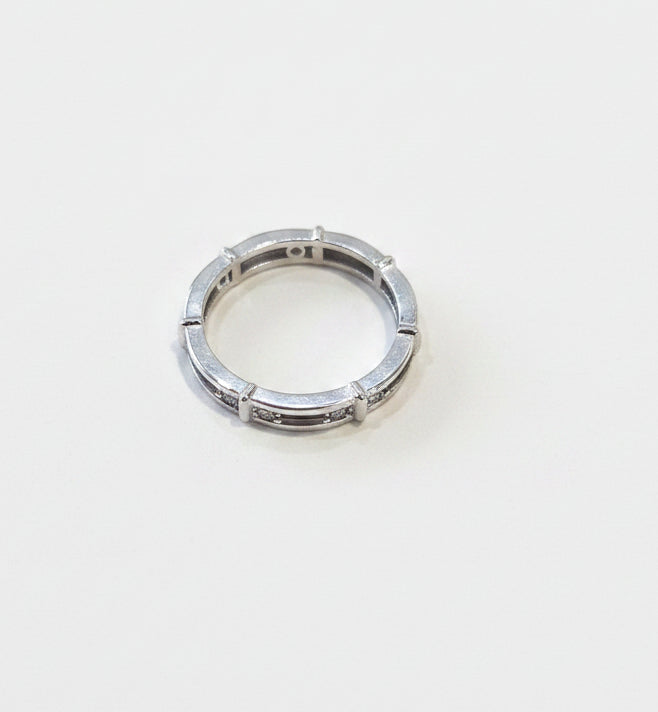 Sterling silver CZ ring
