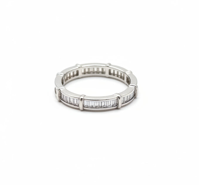 Sterling silver CZ ring