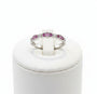 9ct Pink Sapphire & Diamond ring
