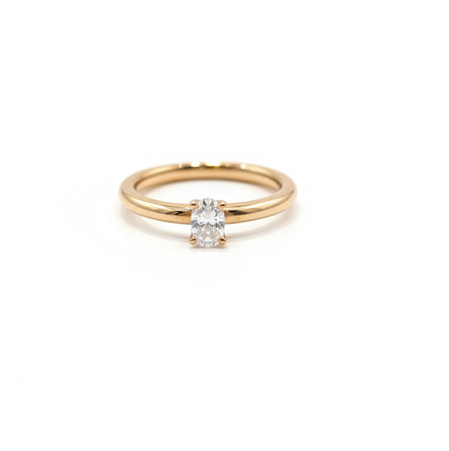 18ct rose gold Diamond ring