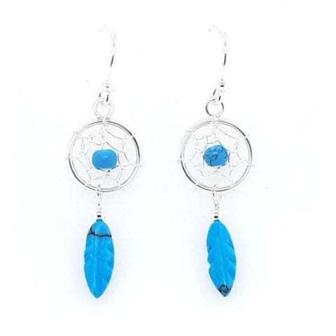 sterling silver turquoise earring