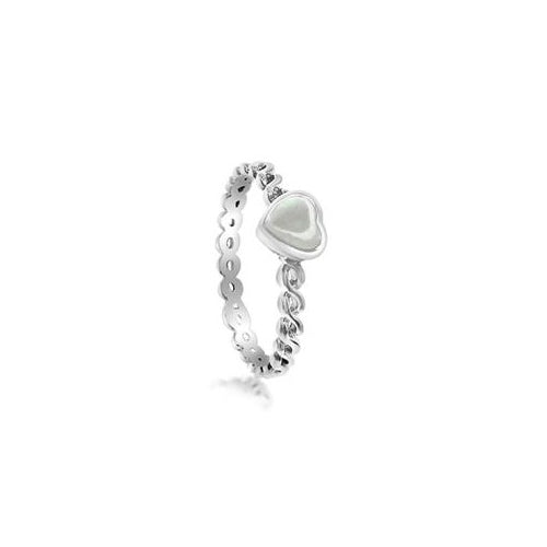 Sterling silver MOP ring