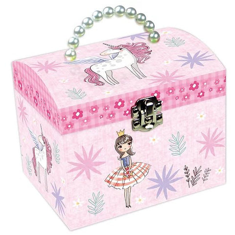 Unicorn Princess Pearl Handle Jewel Box