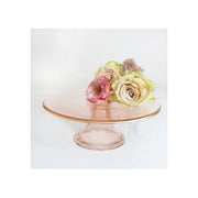 Cake Stand Rose Glass