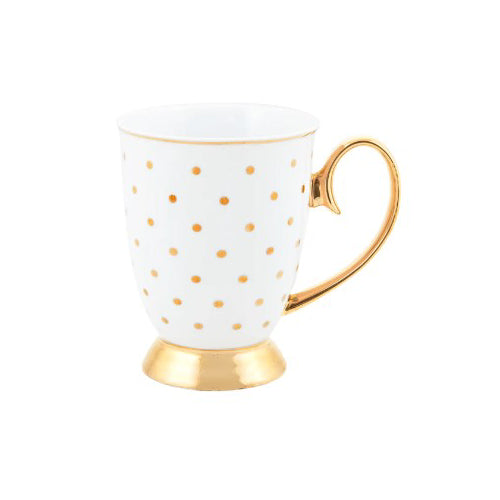Polka Dot Mug Gold