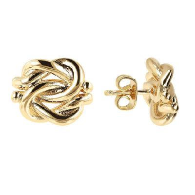 Golden knot studs