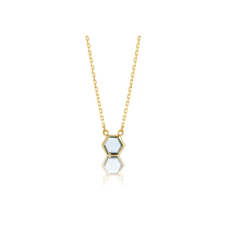 9ct Topaz necklace