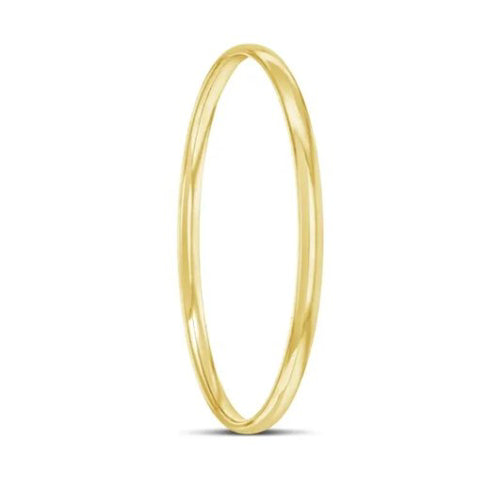 9ct yellow gold silver filled bangle