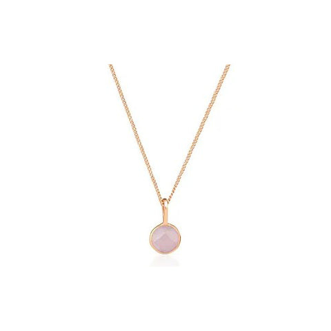 Rose quartz necklace