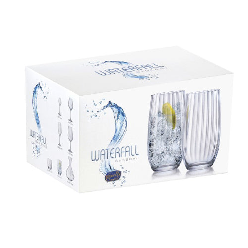 Waterfall highball glasses