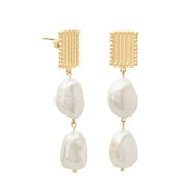 Aphrodite Goddess Pearl Earrings