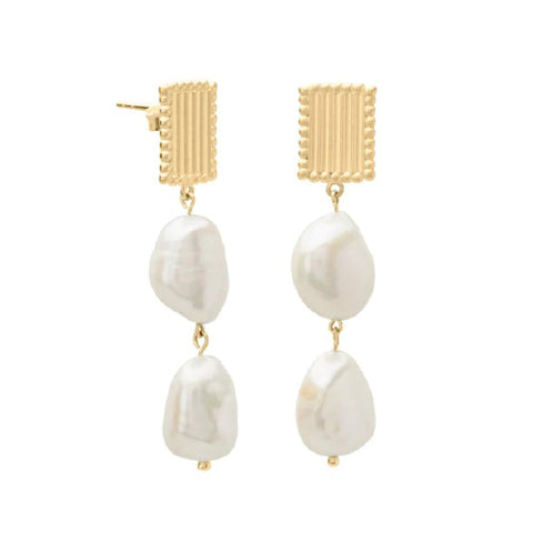 Aphrodite Goddess Pearl Earrings