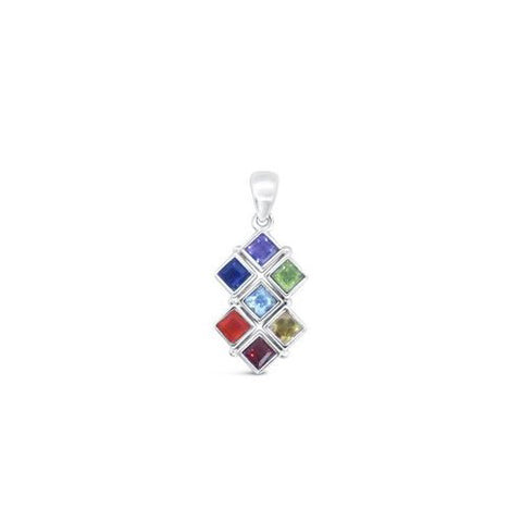 Silver Chakra pendant