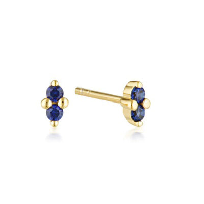 Sapphire birthstone studs