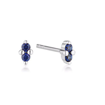 Sapphire birthstone studs