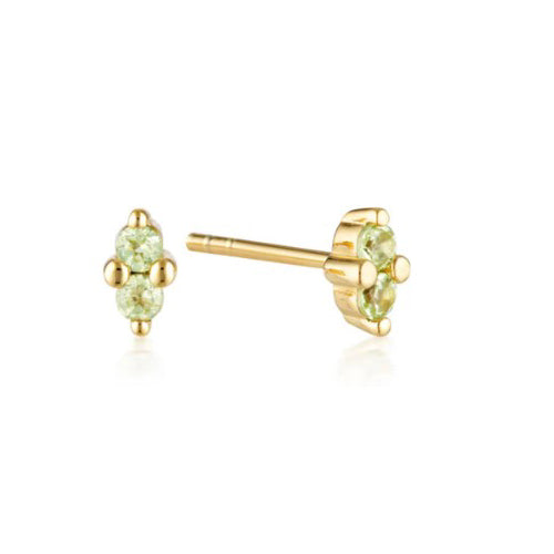 August birthstone stud