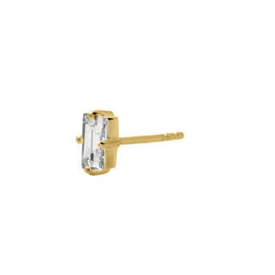 Baguette single stud