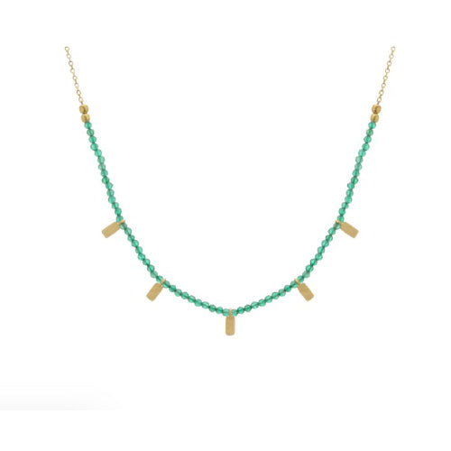 Green Onyx choker