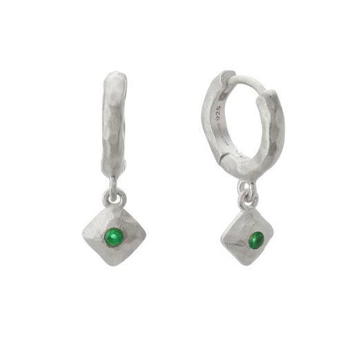 Green Onyx Huggies