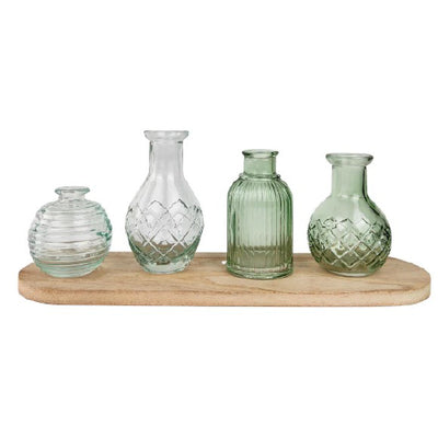 Micah glass vase set