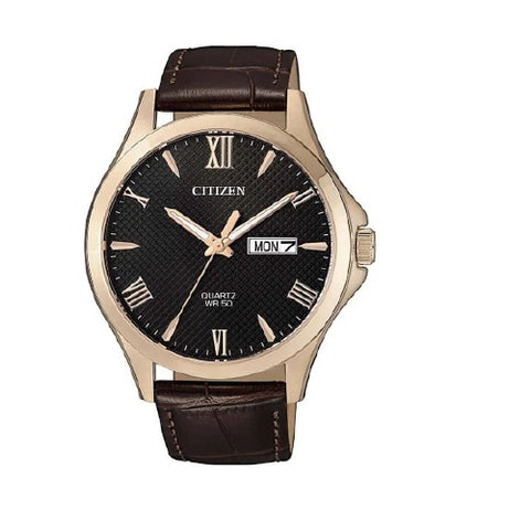 Gents Quartz Leather Strap Watch