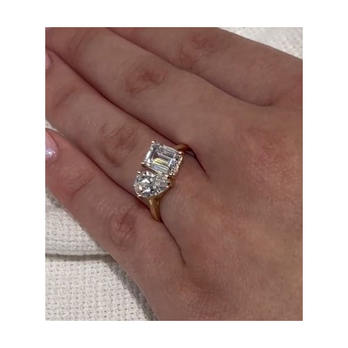9ct Cubic Zirconia Cocktail Ring