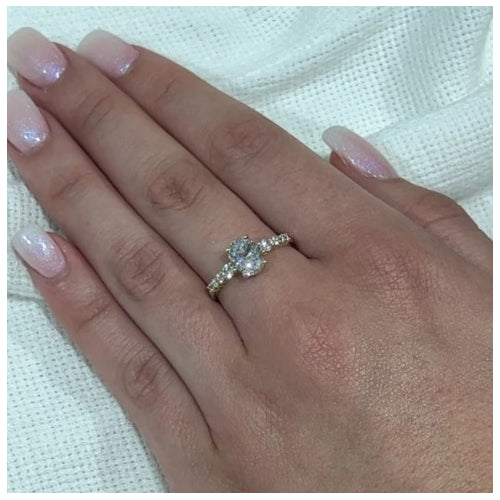 9ct Cubic Zirconia Ring