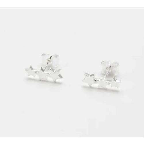 Trio Star Ear Studs