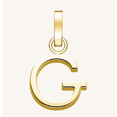 Rosefield gold initial charm