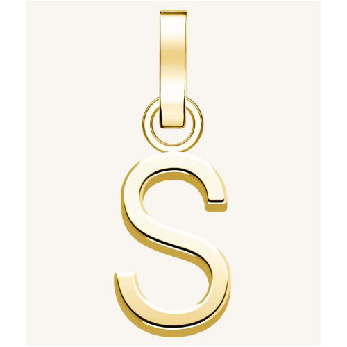 Rosefield gold initial charm