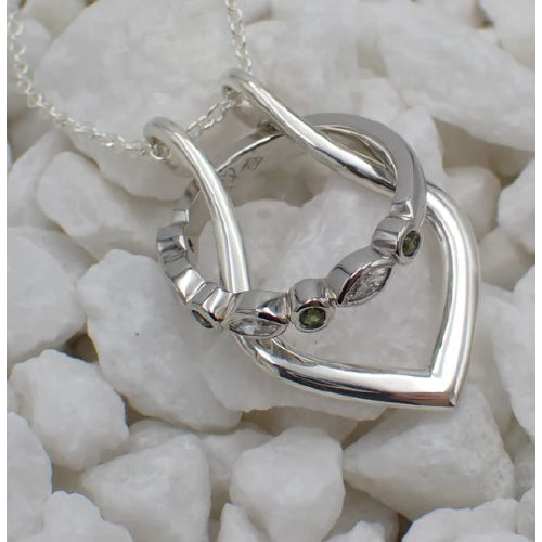 Sterling silver Ring Holder Pendant