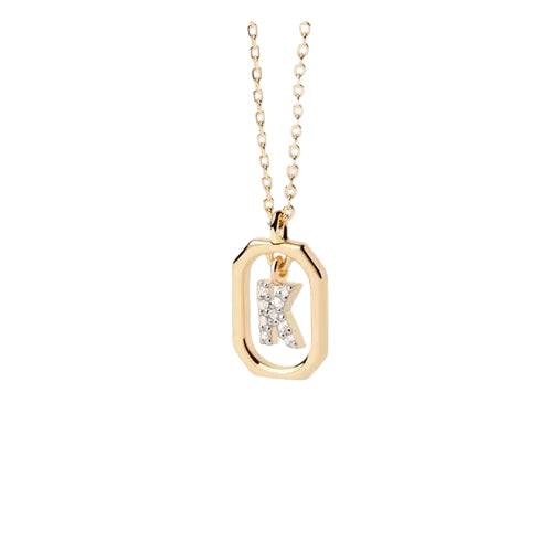 PDPoala Mini Letter K Necklace