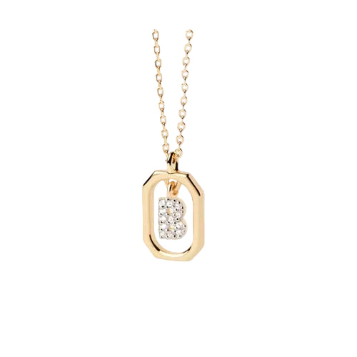 PDPoala Mini Letter B Necklace
