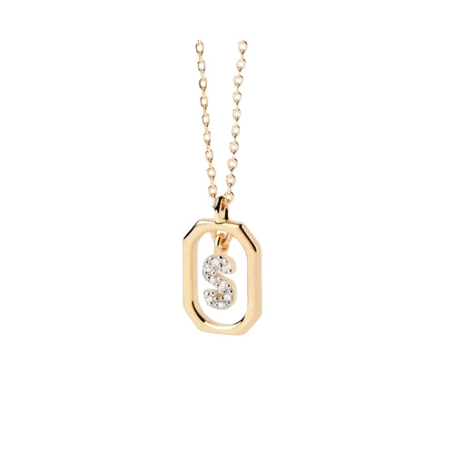 PDPoala Mini Letter S Necklace