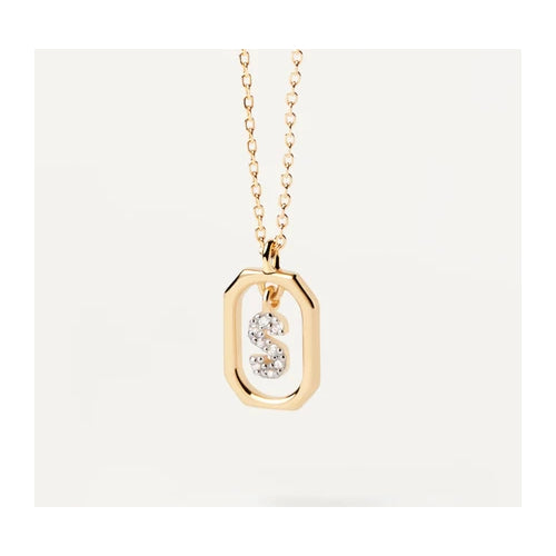 PDPoala Mini Letter S Necklace