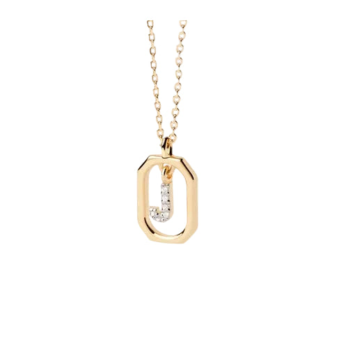 Mini Letter J Necklace