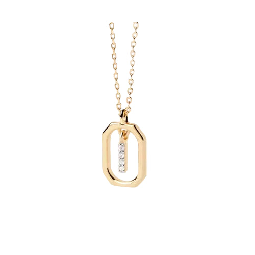 Mini Letter I Necklace