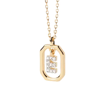 Mini Letter E Necklace
